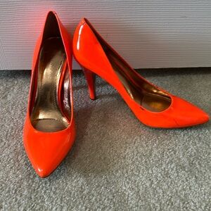 BCBG Neon Orange Heels!